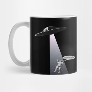 are we really alone in this vast universe? Mug